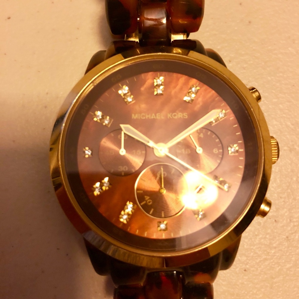 Michael Kors Tortoise Watch